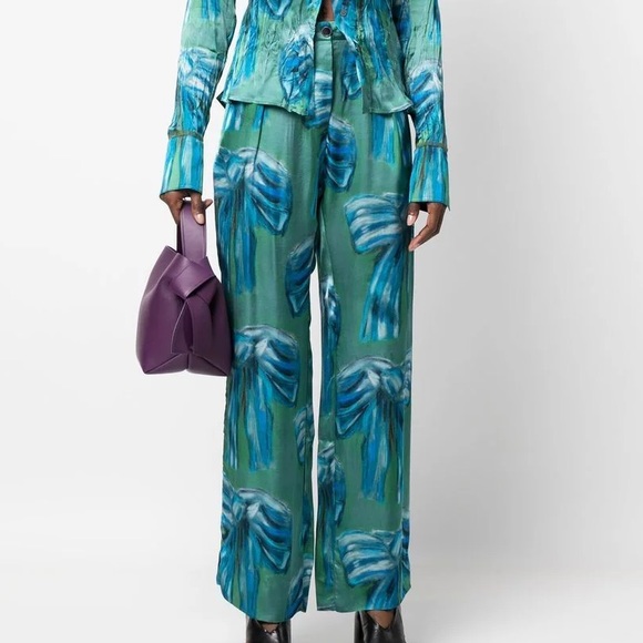 NWOT Acne Studios printed trouser in EU 32 - Picture 1 of 6